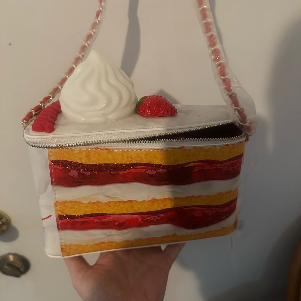 Betsey Johnson Strawberry Shortcake crossbody bag NWT